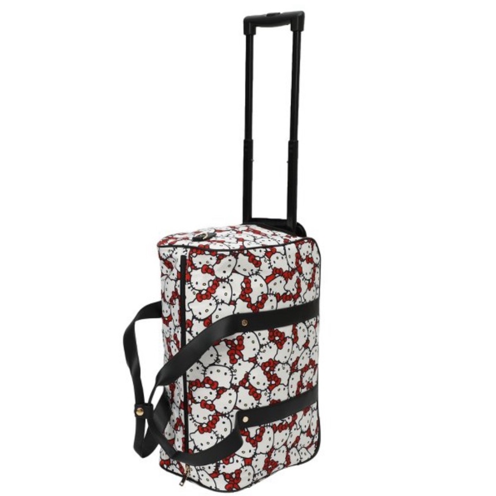 Hello Kitty Wheeled Duffel‎ Bag